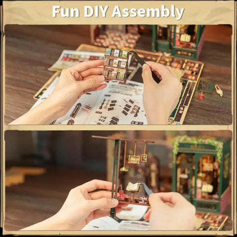 DIY Book Nook Kit | Owl Bookstore