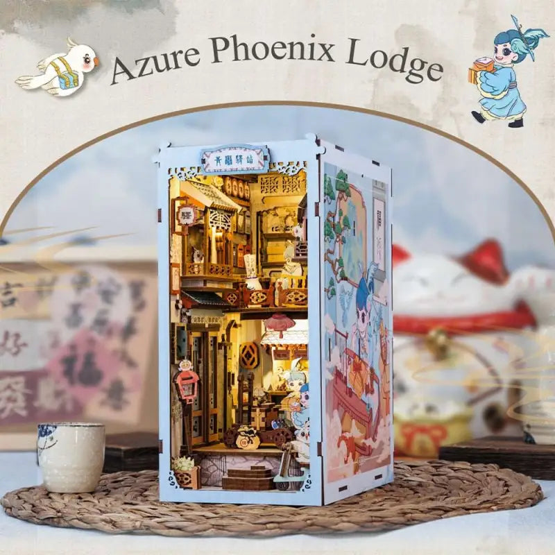 DIY Book Nook Kit | Azure Phoenix Lodge