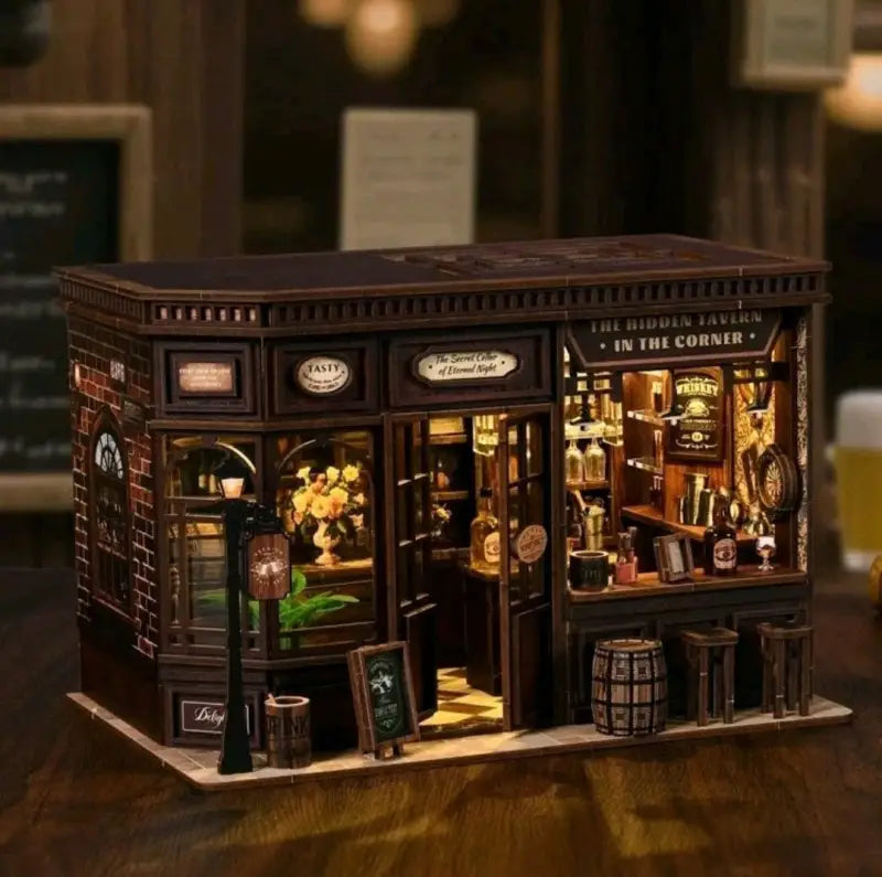 DIY Book Nook Kit | Corner Tavern