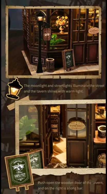 DIY Book Nook Kit | Corner Tavern