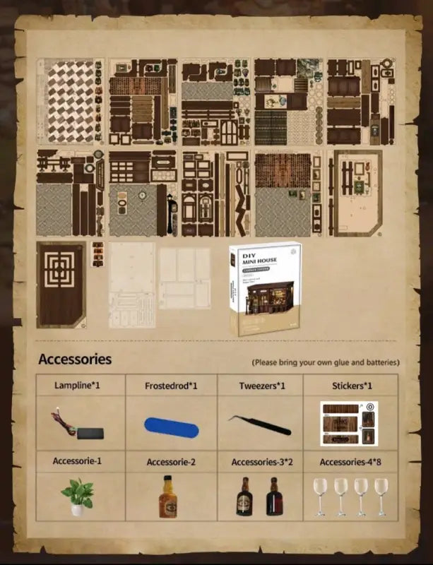 DIY Book Nook Kit | Corner Tavern