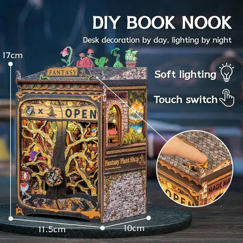 DIY Book Nook Kit | Fantasy Plant Shop