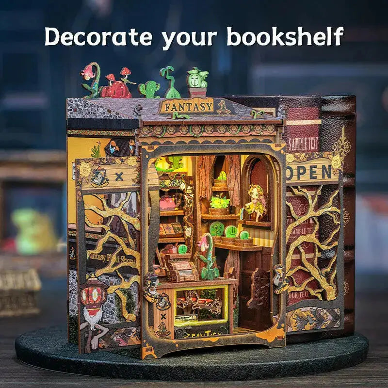 DIY Book Nook Kit | Fantasy Plant Shop