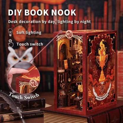 DIY Book Nook Kit | Flame Common Room