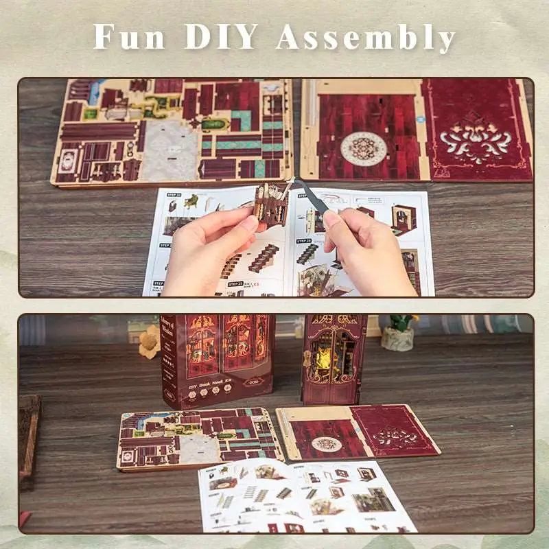 DIY Book Nook Kit | Library of Wisdom