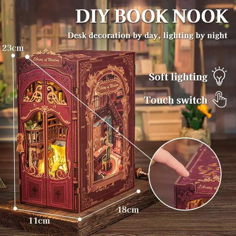 DIY Book Nook Kit | Library of Wisdom