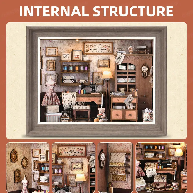 DIY Book Nook Kit | Lily’s Sewing Shop