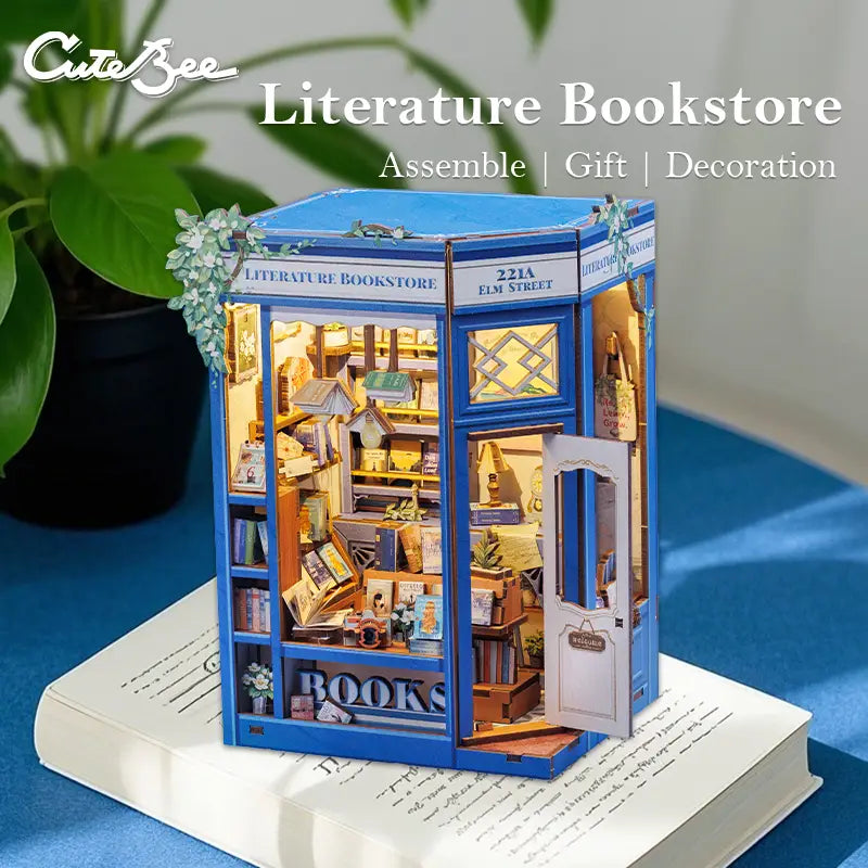 DIY Book Nook Kit | Literature Bookstore