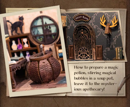 DIY Book Nook Kit | Magic Pharmacist - DIY Magic World