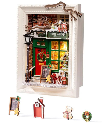 DIY Book Nook Kit | Santa’s Toy Shop