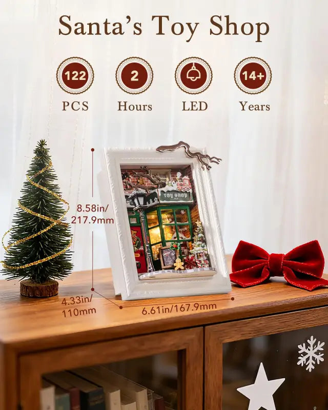 DIY Book Nook Kit | Santa’s Toy Shop