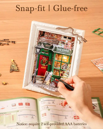 DIY Book Nook Kit | Santa’s Toy Shop