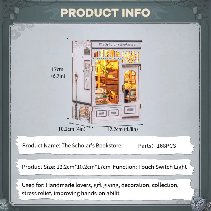 DIY Book Nook Kit | The Scholar’s Bookstore