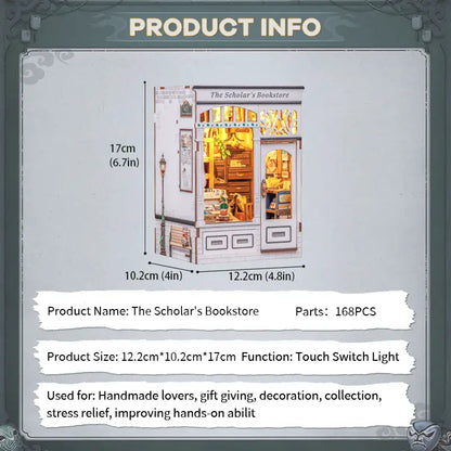 DIY Book Nook Kit | The Scholar’s Bookstore