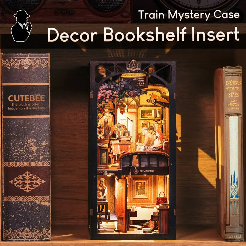 DIY Book Nook Kit | Train Mystery