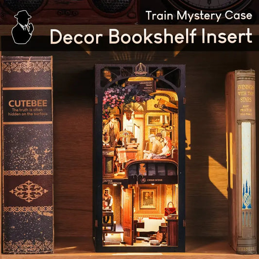 DIY Book Nook Kit | Train Mystery