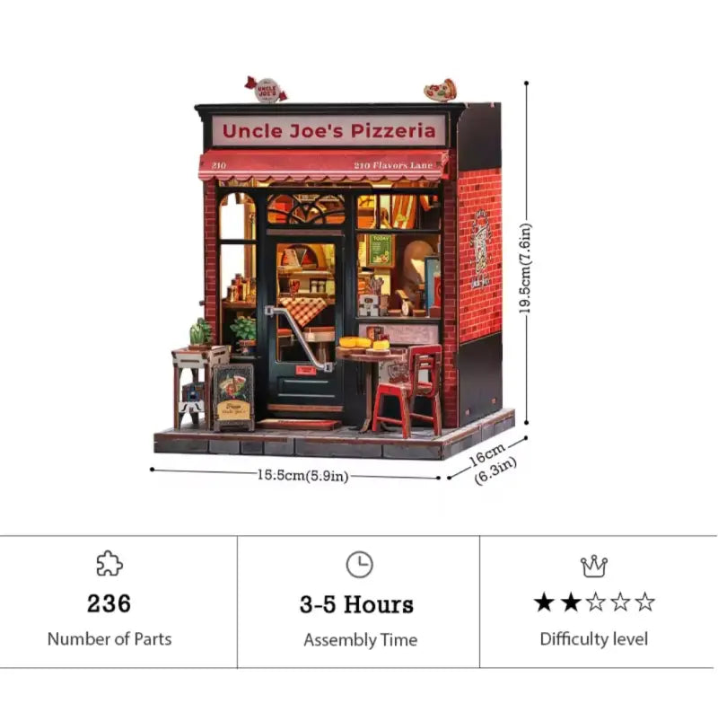 DIY Book Nook Kit | Uncle Joe’s Pizzeria