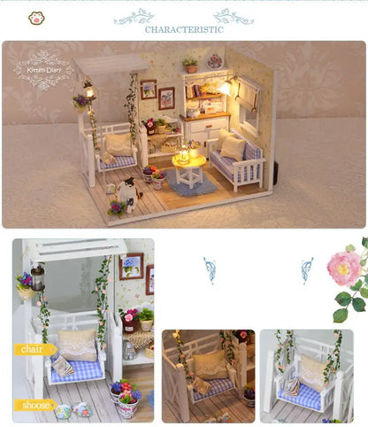 DIY Dollhouse Kit 1:24 | Kitten Diary