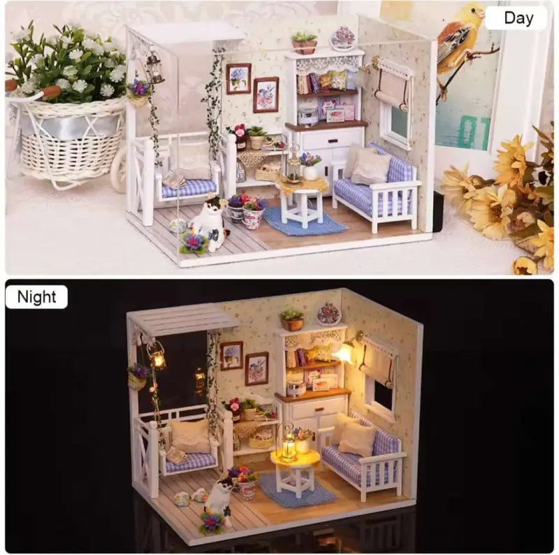 DIY Dollhouse Kit 1:24 | Kitten Diary