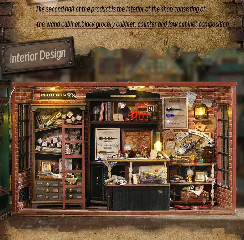 DIY Dollhouse Kit 1:24 | Magic Shop