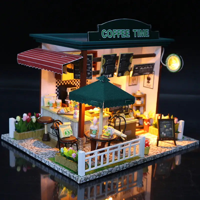DIY Dollhouse Kit | Coffee Time - DIY Magic World