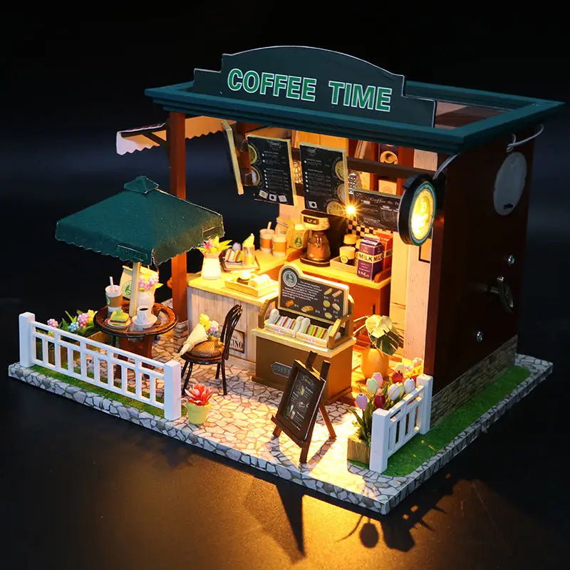 DIY Dollhouse Kit | Coffee Time - DIY Magic World