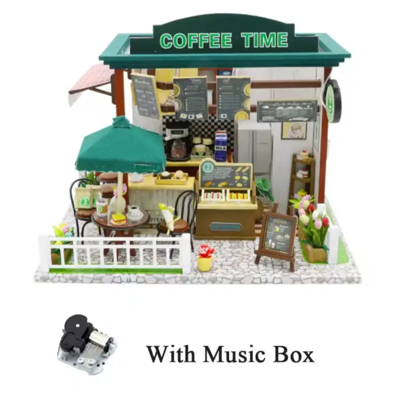 DIY Dollhouse Kit | Coffee Time - DIY Magic World