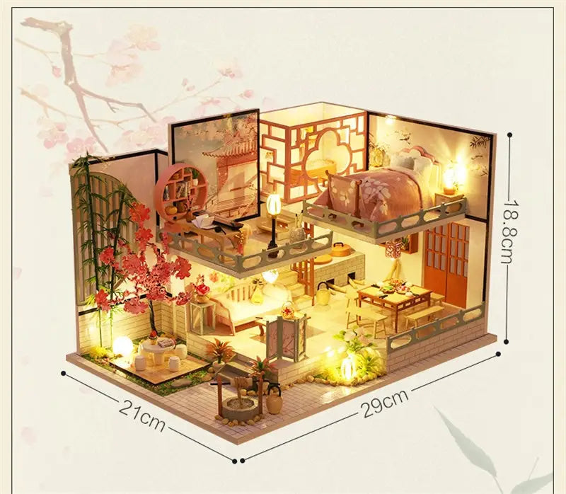 DIY Dollhouse Kit | Japanese Casa - DIY Magic World
