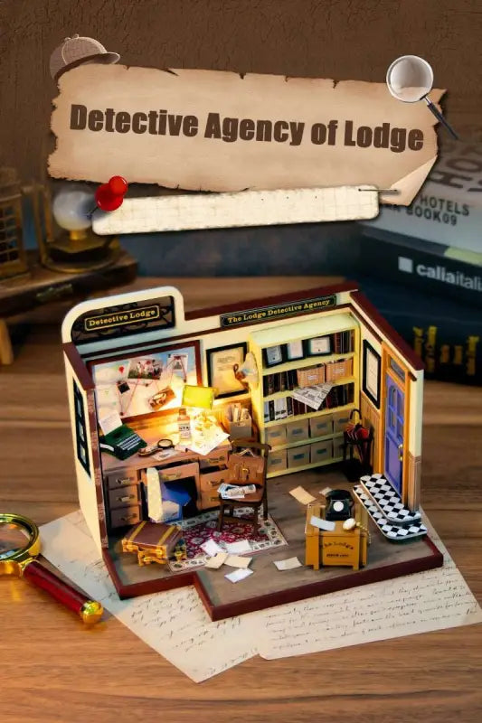 DIY Dollhouse Kit | Lodge Detective - DIY Magic World