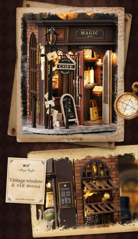 DIY Dollhouse Kit | Magic Coffee