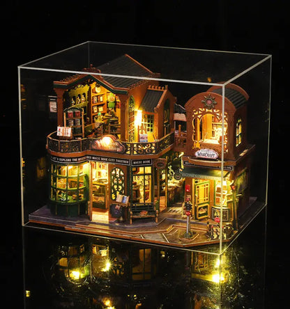 DIY Dollhouse Kit | Twilight Book City - With Cover