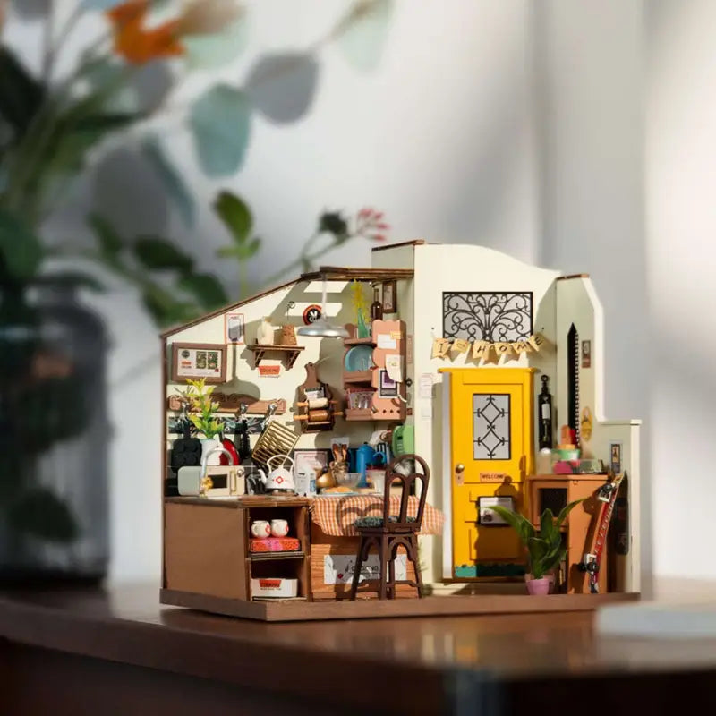 DIY Miniature Dollhouse Kit | Homey Kitchen - DIY Magic World