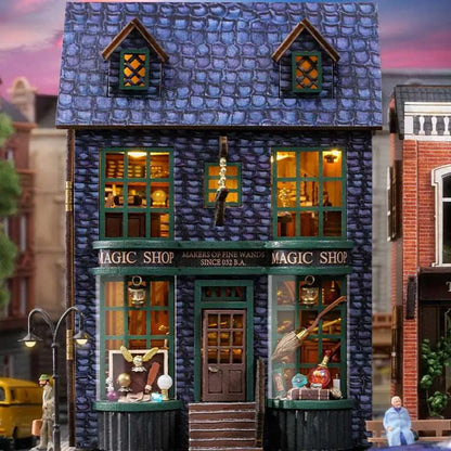 DIY Miniature Dollhouse Kit | Magic Shop/The Garden Restaurant - Magic Shop