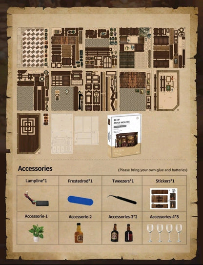 DIY Book Nook Kit | Corner Tavern