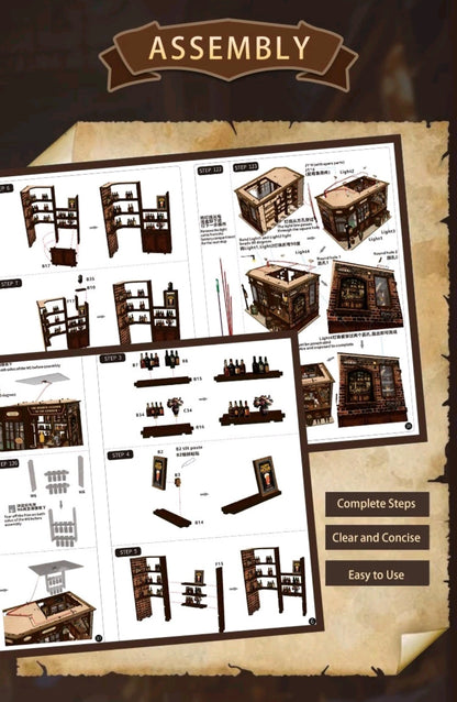 DIY Book Nook Kit | Corner Tavern