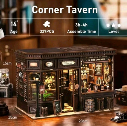 DIY Book Nook Kit | Corner Tavern