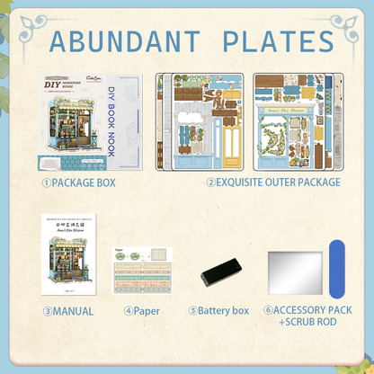 DIY Book Nook Kit | Anna's Blue Blossom