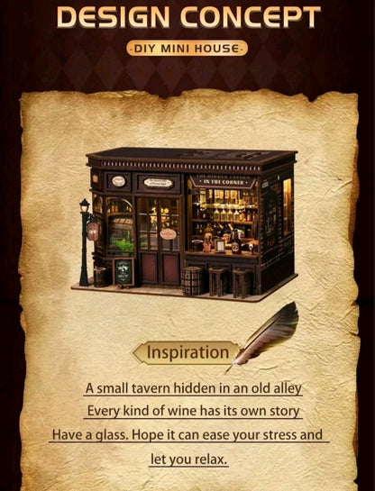 DIY Book Nook Kit | Corner Tavern