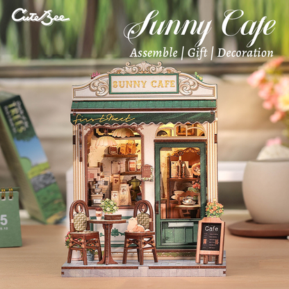 DIY Book Nook Kit | Sunny Cafe