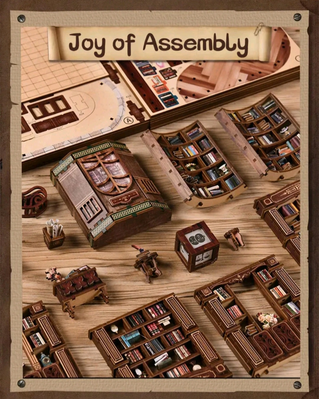 DIY Dollhouse Kit | Dreamy Book Hall