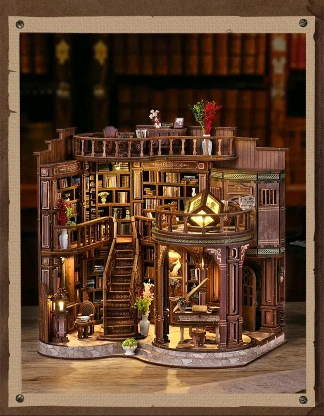 DIY Dollhouse Kit | Dreamy Book Hall