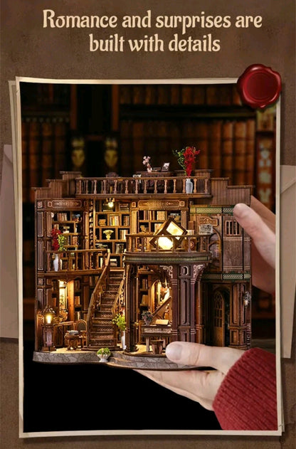 DIY Dollhouse Kit | Dreamy Book Hall