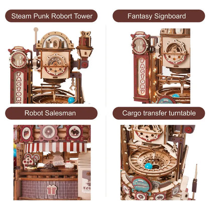 Robotime Rokr DIY 3D Wooden Puzzle | Chocolate Factory - DIY Magic World