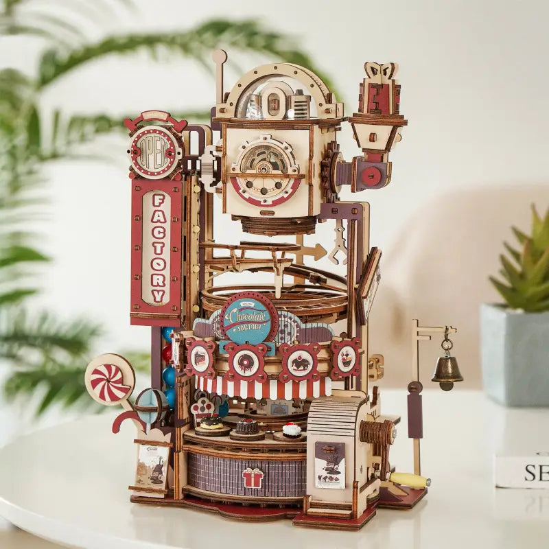 Robotime Rokr DIY 3D Wooden Puzzle | Chocolate Factory - DIY Magic World