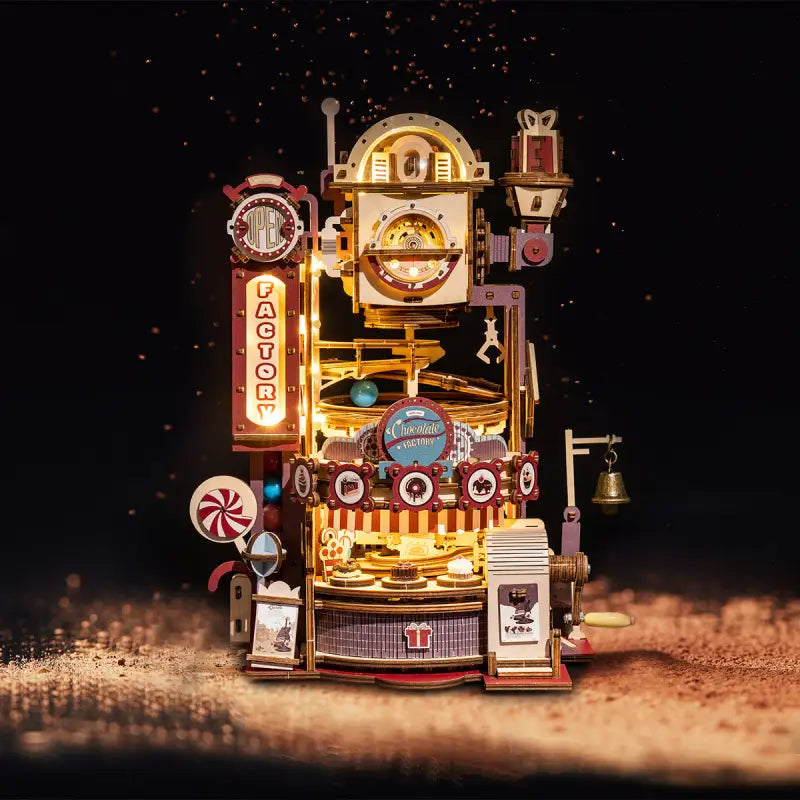 Robotime Rokr DIY 3D Wooden Puzzle | Chocolate Factory - DIY Magic World