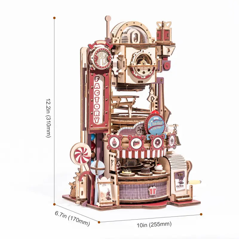 Robotime Rokr DIY 3D Wooden Puzzle | Chocolate Factory - DIY Magic World