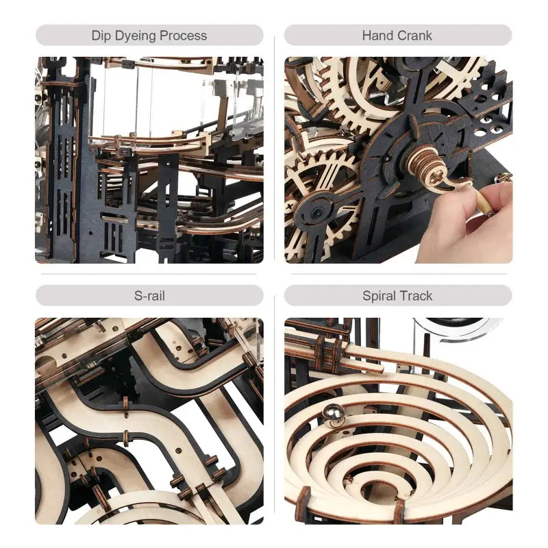 Robotime Rokr DIY 3D Wooden Puzzle | Marble Night City - DIY Magic World