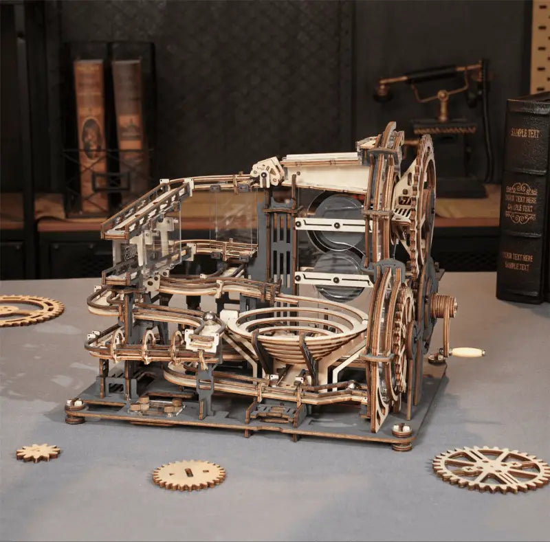 Robotime Rokr DIY 3D Wooden Puzzle | Marble Night City - DIY Magic World