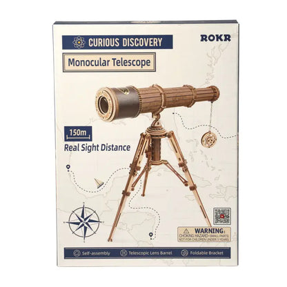 Robotime Rokr DIY 3D Wooden Puzzle | Monocular Telescope - DIY Magic World