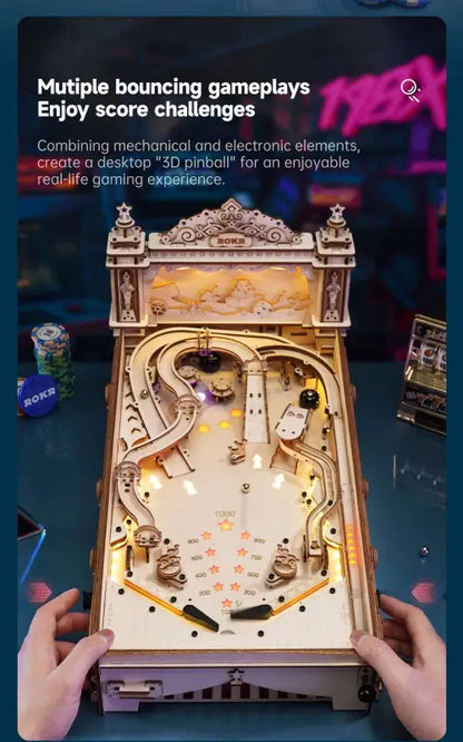 Robotime Rokr DIY 3D Wooden Puzzle | 3D Pinball - DIY Magic World